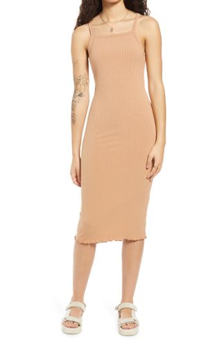 BP. + Ribbed Midi Dress