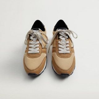 Mango + Platform Lace-Up Sneakers