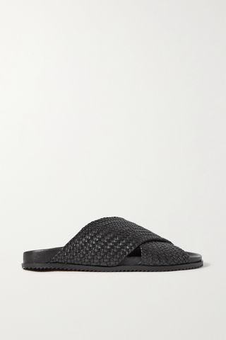 St. Agni + Arne Woven Leather Slides