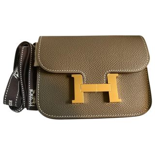 Hermès + Constance Leather Crossbody Bag