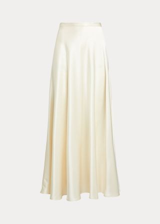 Polo Ralph Lauren + Satin A-Line Skirt for Women