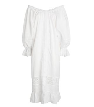 Sleeper + Linen Paloma Midi Dress