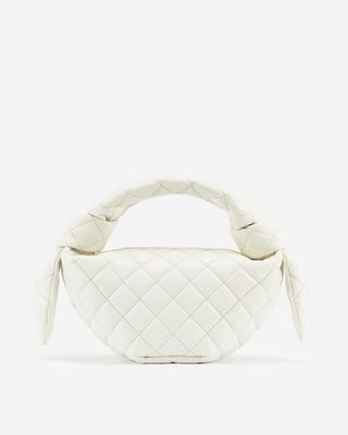 JW Pei + Croissant Top Handle Bag in White