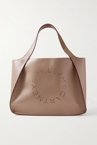 Stella McCartney + Perforated Faux Leather Tote