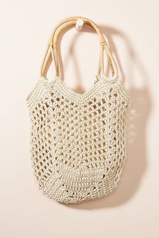 Anthropologie + Kimbra Crochet Tote Bag