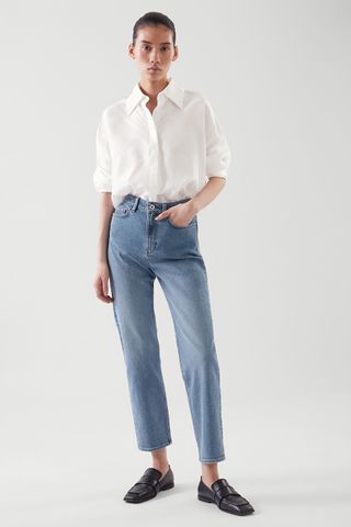 Cos + Straight-Leg Ankle Jeans