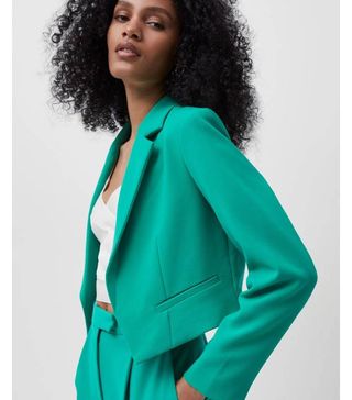 French Connection + Indi Whisper Ruth Cropped Blazer
