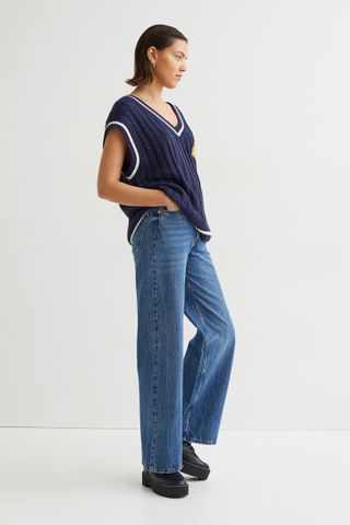H&M + Wide-High Jeans