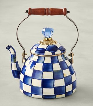 MacKenzie-Childs + Royal Check Tea Kettle