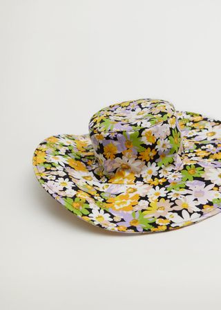 Mango + Flowers Hat