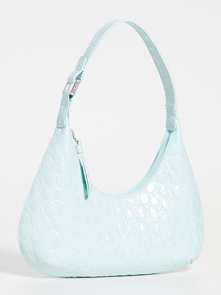 By Far + Baby Amber Embossed Bag