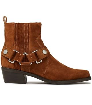 DKNY + Mina Suede Ankle Boots