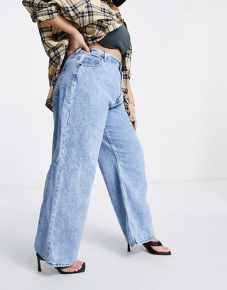 ASOS + Curve High-Rise Relaxed Jeans