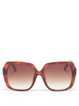 Le Specs + Frofro Oversized Square Sunglasses