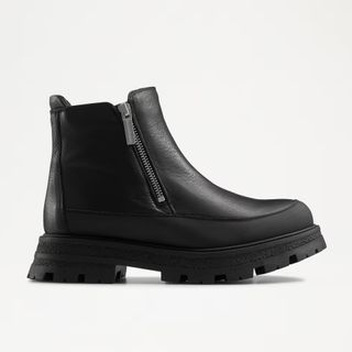 Russell & Bromley + Double Zip Ankle Boot