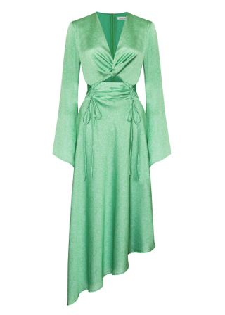 Yasmina Q + Clemence Dress in Green Jasmine Print