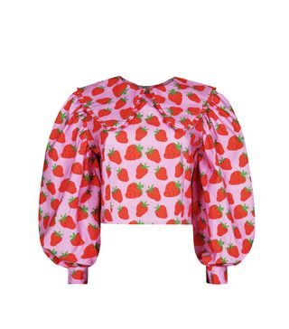 Megan Crosby + Lenny Strawberry Blouse