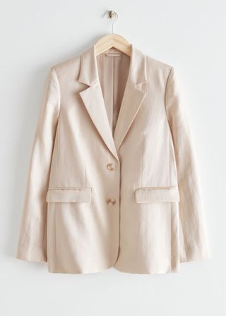& Other Stories + Fitted Linen Blazer