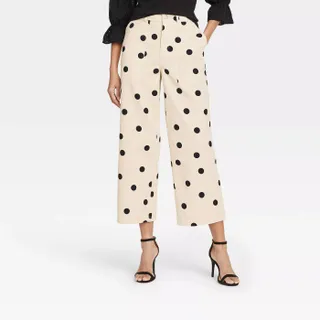 Who What Wear x Target + High-Rise Wide Leg Pants