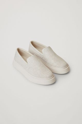 COS + Linen Slip-On Sneakers