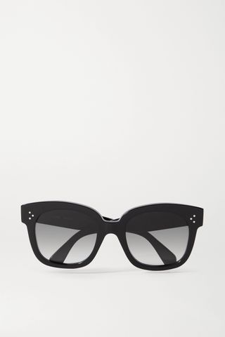 Celine + Square-Frame Acetate Sunglasses