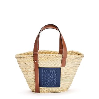 Loewe x Paula's Ibiza + Sand Raffia Basket Bag