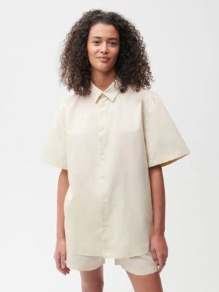 Pangaia + Pineapple Collared Short Sleeve Shirt