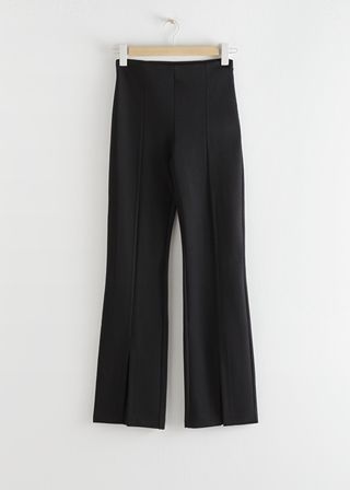 & Other Stories + Front Split Tapered Trousers