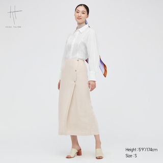 Uniqlo x Hana Tajima + Rayon-Linen Wrap Skirt