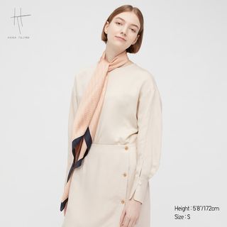 Uniqlo x Hana Tajima + Rayon-Linen Long-Sleeve Blouse