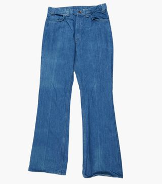 Levi's + Vintage Flared Blue Denim Jeans