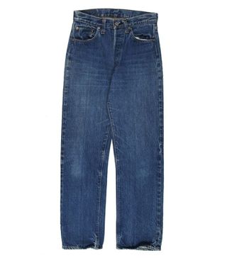 Levi's + 70s Blue Rinse 501 Denim Selvedge Jeans