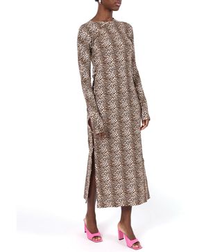 Marcia + Leopard Print Tchikiboum Dress