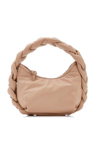 Hereu + Espiga Mini Braided Leather Top Handle Bag