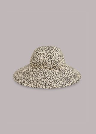 Whistles + Mini Leopard Print Bucket Hat