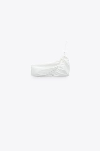Zara + Asymmetrical Bikini Top