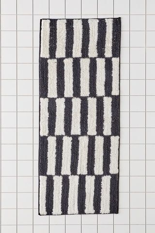 Urban Outfitters + Checkerboard Hilo Tufted Runner Bath Mat