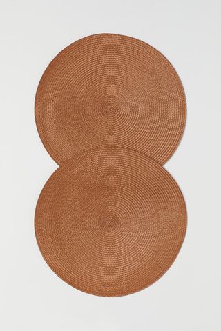 H&M + 2-Pack Round Placemats