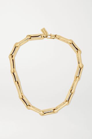 Lauren Rubinski + Large 14-Karat Gold Necklace