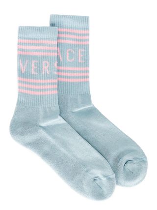 Versace + Logo Socks