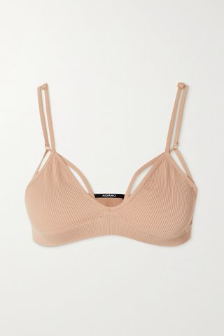 Andrea Adamo + Ribbed Jersey Triangle Bra