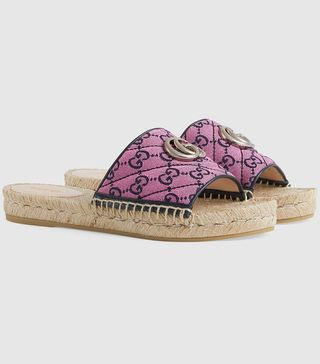 Gucci + GG Multicolor Espadrille Sandal