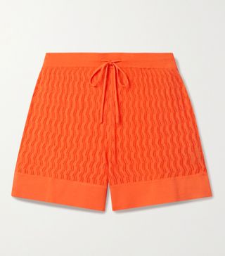 Dodo Bar Or + Olivia Pointelle-Knit Shorts