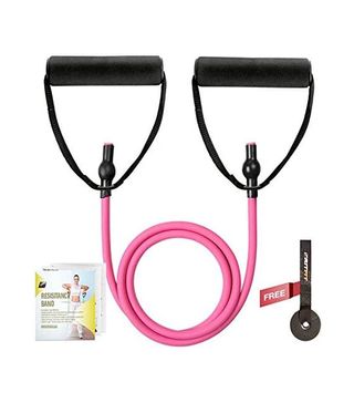 RitFit + Single Resistance Exercise Band with Comfortable Handles