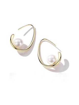 Coloura + Pearl Water Drop Earrings