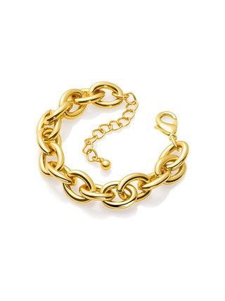 Lane Woods + 14k Gold Plated Chunky Chain Bracelet