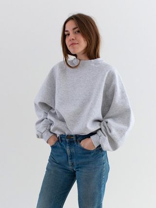 Rawson Studio + Vintage 90s Light Heather Grey Sweatshirt