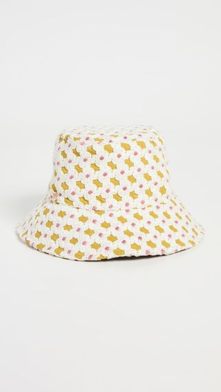 Lele Sadoughi + Crochet Daisy Bucket Hat