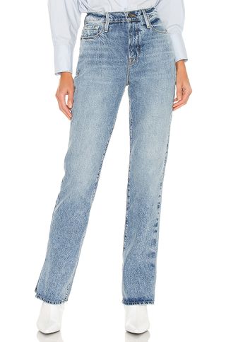 Frame + Le Drew Bootcut Jeans in Cascade Blue