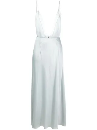 MM6 Maison Margiela + Plunging V-Neck Slip Dress